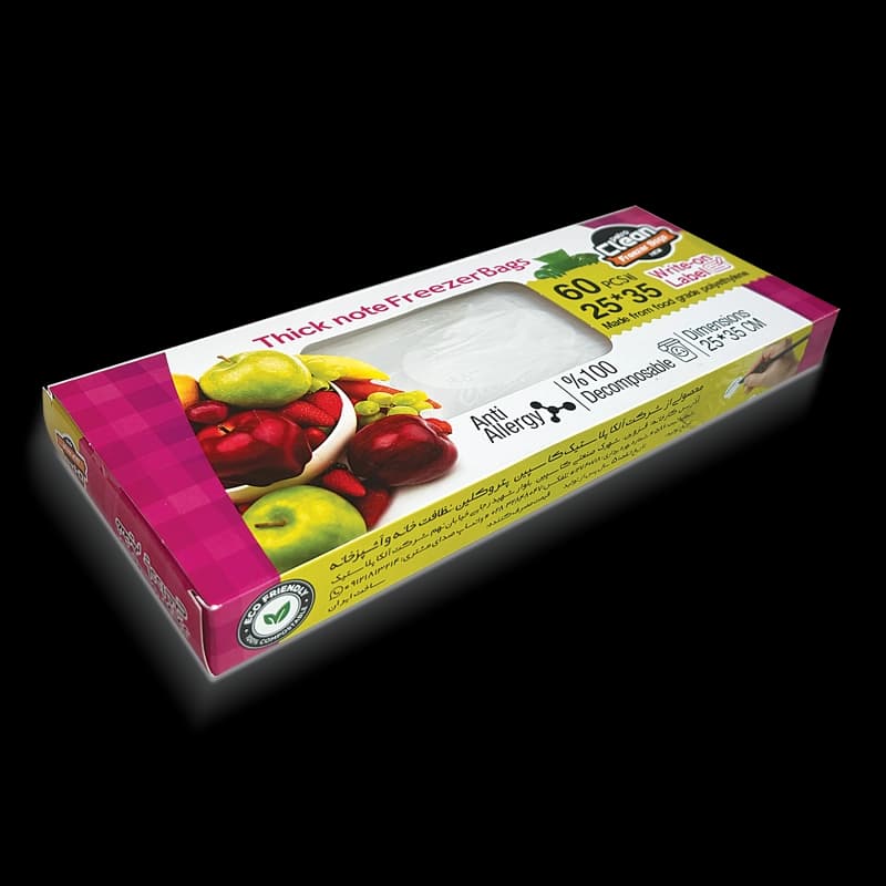 کیسه فریزر یادداشتی نازک