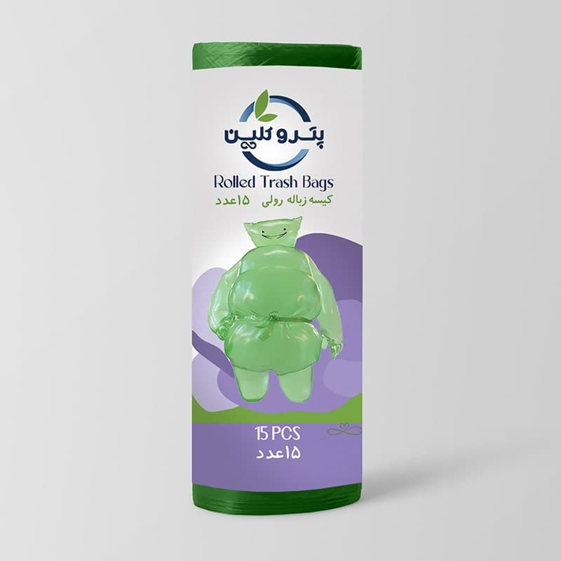 کیسه زباله رولی متوسط