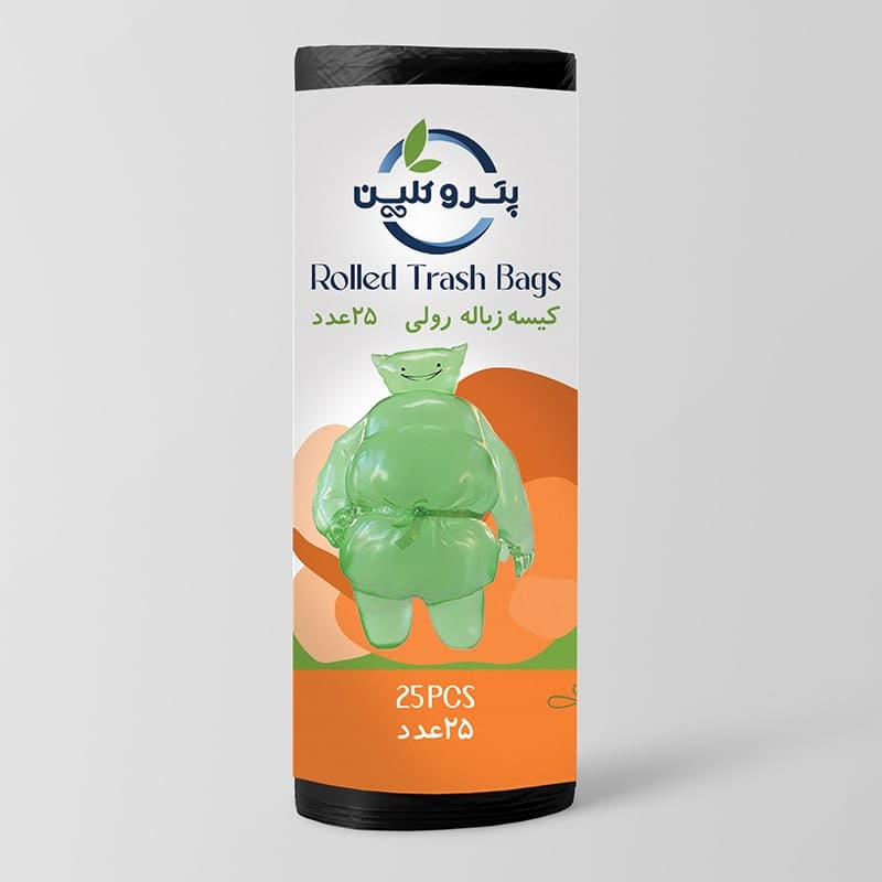 کیسه زباله رولی متوسط