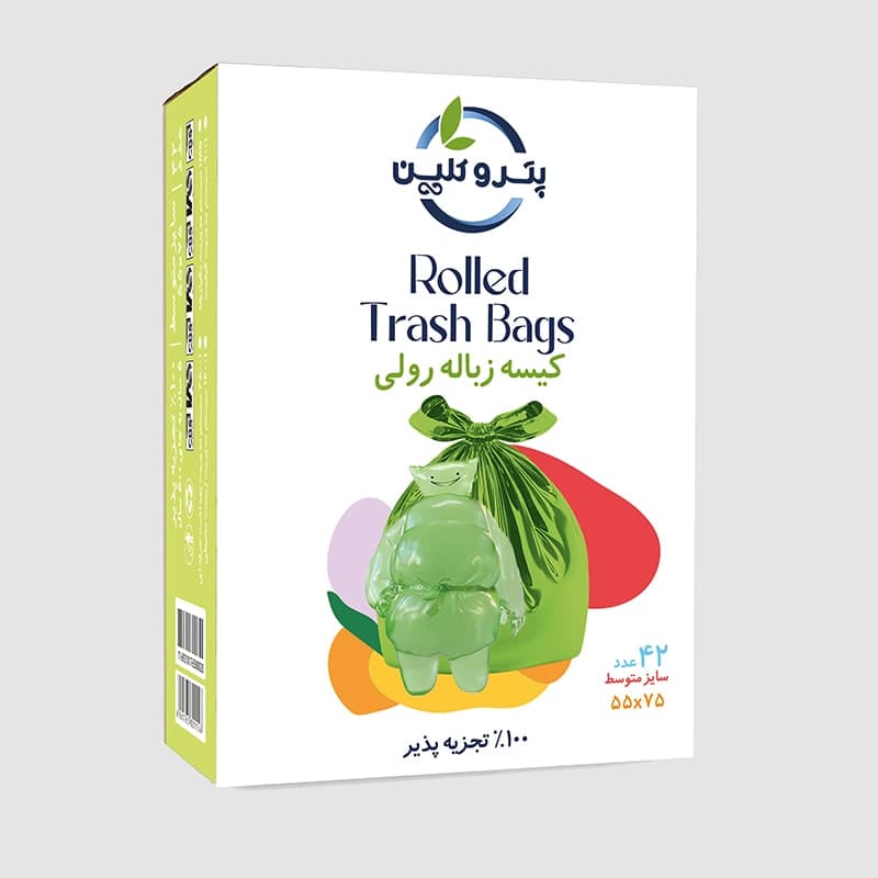 کیسه زباله رولی متوسط